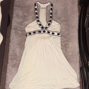 Forever 21 Cream Halter Top